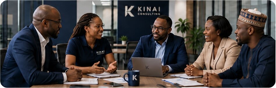 Équipe Kinai Consulting en réunion