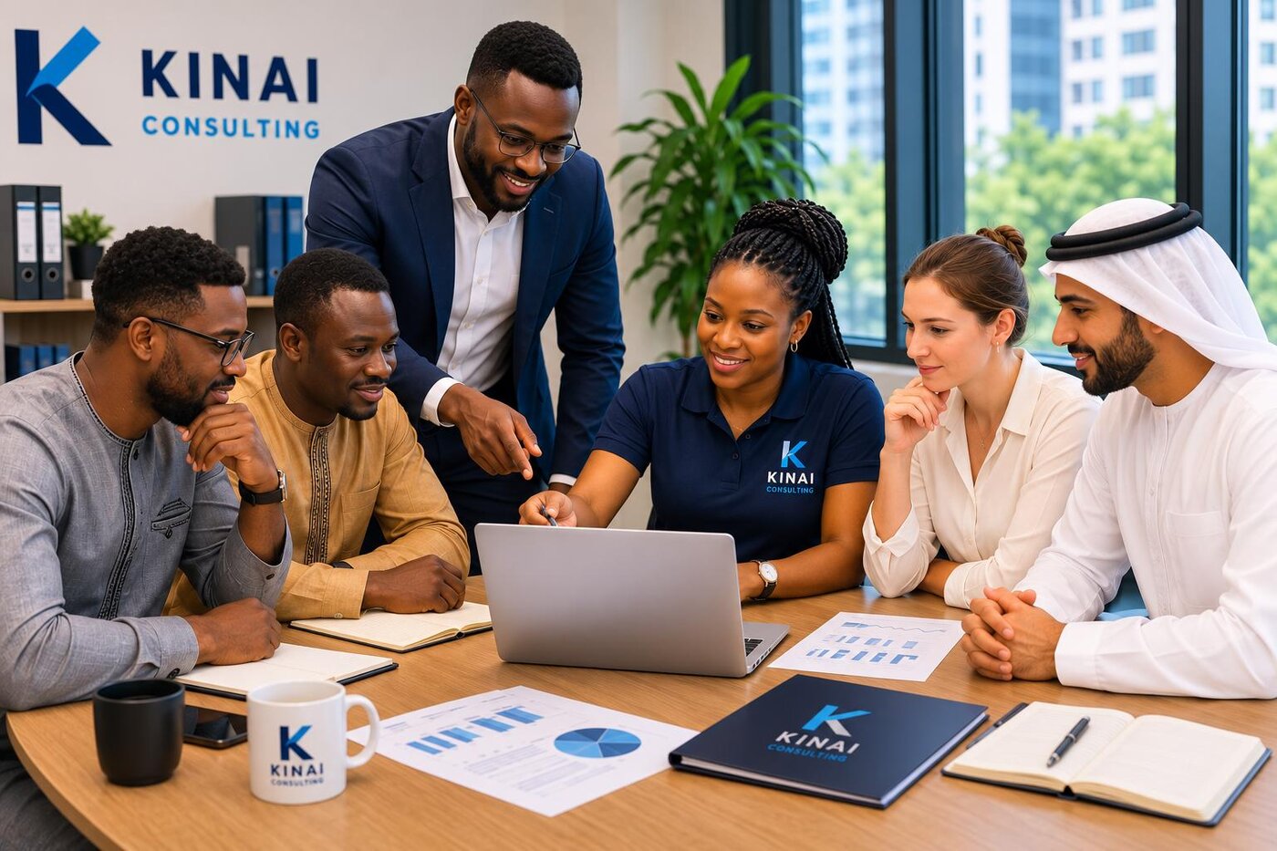 Équipe Kinai Consulting en réunion